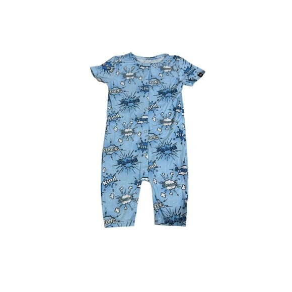 Sweet Bamboo Onesie Sleeper Blue Size 12-18 Months - Picture 1 of 3